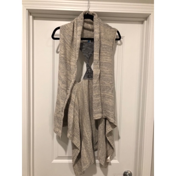 Anthropologie Sparrow Twist Back Sweater Vest - Picture 3 of 6